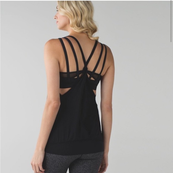 lululemon athletica Tops - LULULEMON - Nouveau Limits Open Back Tank Top